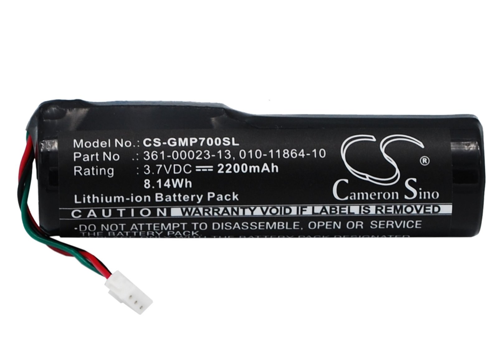 Cameron Sino 2200mAh Battery for Garmin Pro 550 Handheld, Pro 70 Dog Tra... - $18.52