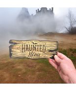 Sign - BLACK - CUSTOM Home Sweet Haunted Home - Sign (16x7 Inches) - $26.87 CAD+