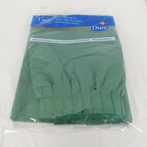 Plastic Table Skirt 29&quot; x 14&#39; Rectangle Disposable Dark Green Adhesive S... - £4.68 GBP