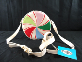 Mad Love Crossbody Bag Purse Pinwheel Multicolored Peppermint New! - £10.68 GBP