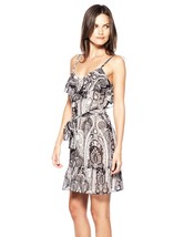 NWT $320 New Womens Alice Trixie Tory Dress Black White Silk Medium M Sun USA - £248.54 GBP