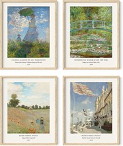 Monet Wall Art Unframed 8&quot; X 10&quot; Haus And Hues Claude Monet Artwork Fine Art - £33.51 GBP