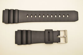 22mm Fits CASIO Black PVC Watch BAND Strap AMW-320D AD-520 MD705 AMW330 ... - $15.25