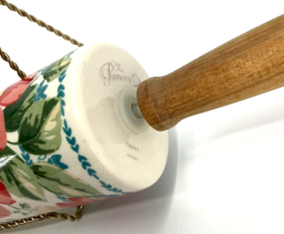 Pioneer Woman Vintage Floral Pattern Ceramic Rolling Pin Collectible Ret... - £74.10 GBP