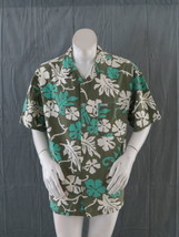 Vintage Surf Shirt - 1990s Quicksilver Hawaiian Shirt - Men&#39;s Extra Large  - £51.06 GBP