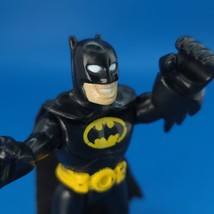 Fisher Price Imaginext Batman Figure Dc Super Friends Black Armour 3 Inch Hero - £2.37 GBP