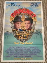 Dragnet 1987, Comedy/Action Original Vintage One Sheet Movie Poster  - $49.49