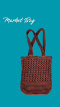 Made to order handcrafted crochet market bag - £28.06 GBP