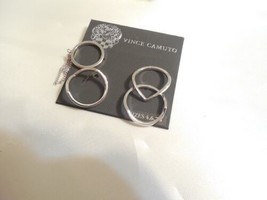 Vince Camuto Silver-Tone Size 4,6,7,8  Set 4 Rings F215 $58 - £13.63 GBP