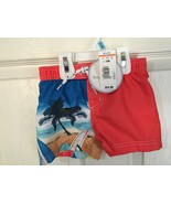 Koala Kids Brand Boy&#39;s Orange Swim Trunks 3/6 Month *NEW W/TAGS* r1-24 - $10.96 CAD