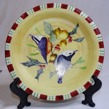 Lenox Winter Greetings Everyday Goldfinch Salad Plate By Catherine McClung  - £8.60 GBP