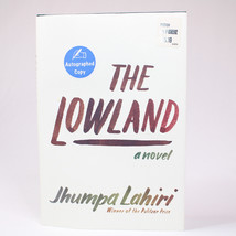 Signed The Lowland By Jhumpa Lahiri First Edition Hardcover Book w/Dust Jacket - £13.10 GBP