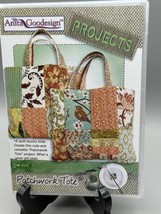 Crafts Embroidery Machine Design Anita Goodesign Patchwork Tote 18 Block... - $13.98