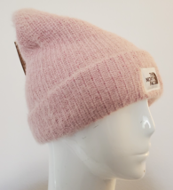 THE NORTH FACE WOMEN&#39;S SALTY BAE LINED BEANIE PINK MOSS ONE SIZE - $39.60