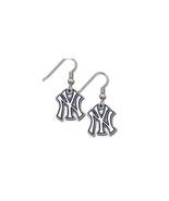 Siskiyou MLB Team Logo Hypoallergenic Dangle Earrings (New York Yankees) - $291.29 MXN