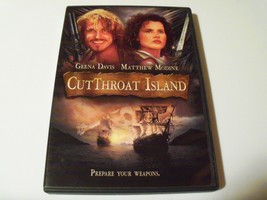 Cutthroat Island DVD Widescreen Geena Davis Matthew Modine Frank Langella - £4.71 GBP
