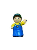 John Deere Mega Bloks Lil Tractor Replacement Farmer Figure Only 3 inch - $5.42