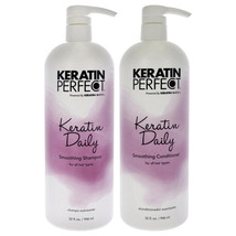 Keratin Daily Shampoo and Conditioner Kit by Keratin Perfect for Unisex ... - £31.11 GBP