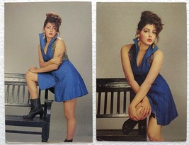2 cartoline originali dell&#39;attore di Bollywood modello Mamta Kulkarni... - £19.14 GBP