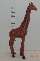 Pretend Play Giraffe 13&quot; PVC figure RARE Vintage Hard Plastic animal - £7.75 GBP
