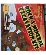Rock and Mineral excavation kit 10 samples and chart included science ho... - $282.73 MXN