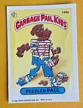 1986 Topps OS4 4th Series Garbage Pail Kids 149a Puzzled Paul Trading Card Mint - £15.14 GBP