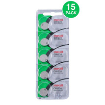 Maxell CR1220 3V Lithium Coin Cell Batteries (15 Count) - Tracking Included! - £19.54 GBP