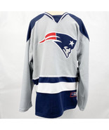 New England Patriots Hockey Style Jersey Sz M Official NFL Team Apparel - $92.92 CAD