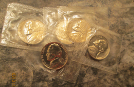 1959 Proof Jefferson Nickel in US Mint Cello *stock photo* - £2.19 GBP