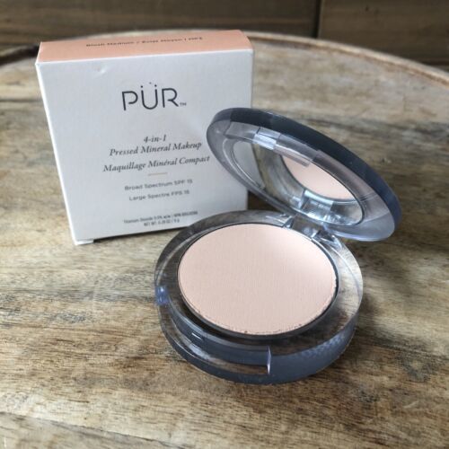 Primary image for PUR 4-in-1 Pressed Mineral Makeup SPF15 Powder Foundation Blush Medium Exp 3/26