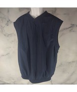 Columbia Men&#39;s Blue Sleeveless Polyester Pullover Windbreaker Vest Sz XL - $264.16 MXN