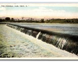 Federal Dam Troy New York NY UNP WB Postcard U3 - $6.20