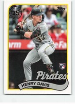 2024 Topps 1989 Baseball #89B-28 Henry Davis NM-MT RC Rookie Pirates ID:68177 - $1.97