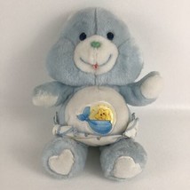 Care Bears Baby Tugs Blue Plush Stuffed Cub Diaper Toy Vintage 1983 Kenner 80s - £27.65 GBP