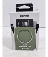 OhSnap Snap Magnetic MagSafe Phone Grip Wallet RFID 8 Card Holder Green  - $38.61