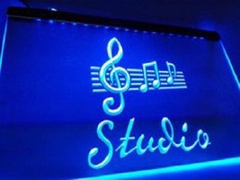 Recording Studio 3D Gift LED Neon Sign Light Bar Pub Club Luminous Glow Display - £19.53 GBP+