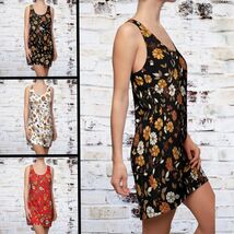 Cute Floral Women's Cut &amp; Sew Racerback Short Dress Multicolor Beach - $39.99+