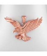 Landing American Eagle Gold Pendant 10K 14K Yellow White Rose Gold - $879.99 - $1,249.99