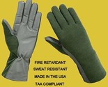 PRE-OWNED MILITARY SAGE GREEN SUMMER FLYER TYPE 2 GS/FRP GLOVES - $17.99