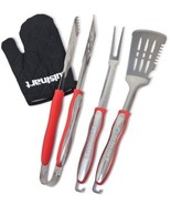 3 NEW Cuisinart Grilling Tool Set Grill Fork Spatula Tongs Professional ... - $380.13 MXN