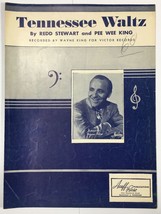 Tennessee Waltz Piano Sheet Music By Redd Stewart &amp; Pee Wee King Acuff-R... - £5.67 GBP