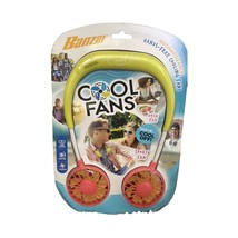 Cool Fans Personal Rechargeable Fan 3 Speed 6 Hr Run Time Banzai - £12.67 GBP