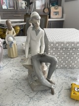 Lladro Figurine HEBREW STUDENT JEWISH BOY MAN WITH BOOK #4684 Retired Mint - $3,104.87 MXN