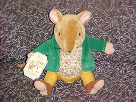 9&quot; Samuel Whiskers Plush Mouse W/Tags Beatrix Potter Eden Frederick Warne 2000 - £46.70 GBP