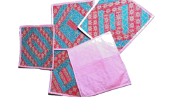 16&#39;&#39; 5 Patchwork Throw Pillow Case Cover New Handmade Cotton Sofa Cushio... - $56.50 CAD