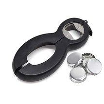 6 In 1 Multi Opener Jar Opener Bottle Can Opener Seal Soda Lid Twist Grips Non-S - £13.56 GBP