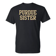 AS15 - Purdue Boilermakers Basic Block Sister T Shirt - Large - Black - $23.99