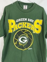 Vintage Green Bay Packers T Shirt Zubaz NFL Football Men’s 2XL USA 90s - £27.32 GBP