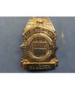 BURNS SECURITY OFFICER BADGE #299377 - £35.60 GBP