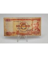 Bolivia 100 Bolivianos 1986  P-207b ~ Circulated - $19.79